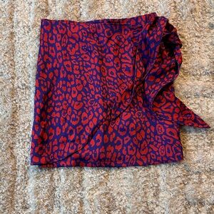 Sincerely Jules Vibrant Red and Purple Skirt